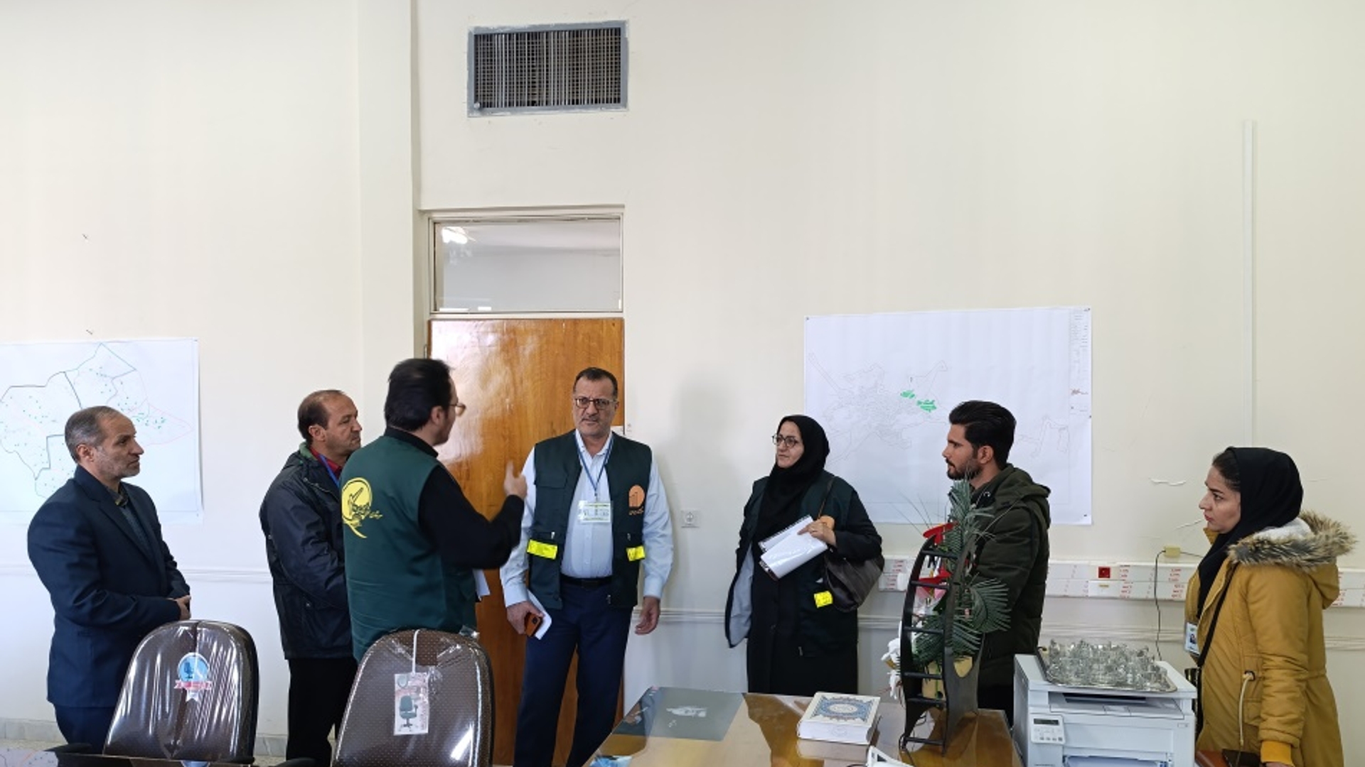 رئیس سازمان مدیریت و برنامه ریزی استان از ستاد سرشماری عمومی کشاورزی شهرستان خمین بازدید کرد