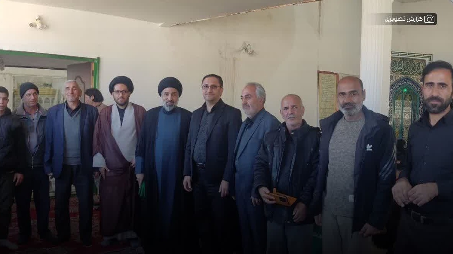 حضور فرماندار شهرستان کمیجان در جمع عزاداران فاطمی روستای چهرقان