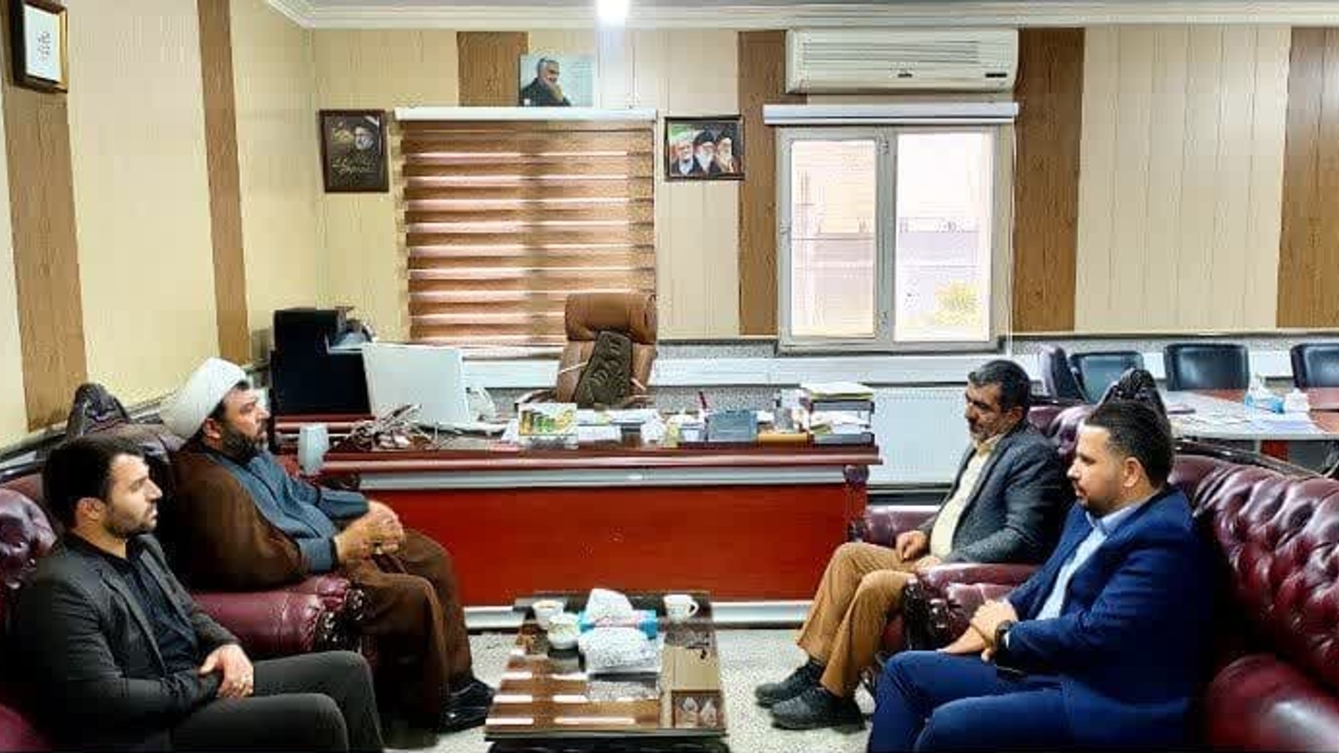 دیدار نماینده زرندیه و ساوه با فرماندار شهرستان زرندیه