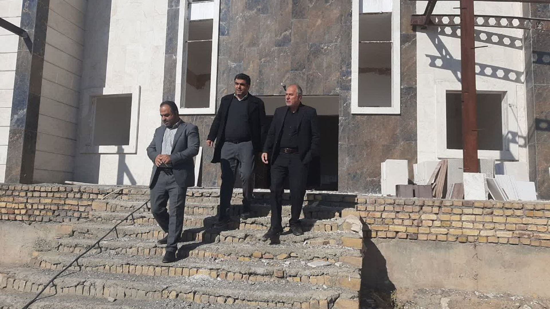 بررسی میدانی پروژه ساختمان جدید فرمانداری