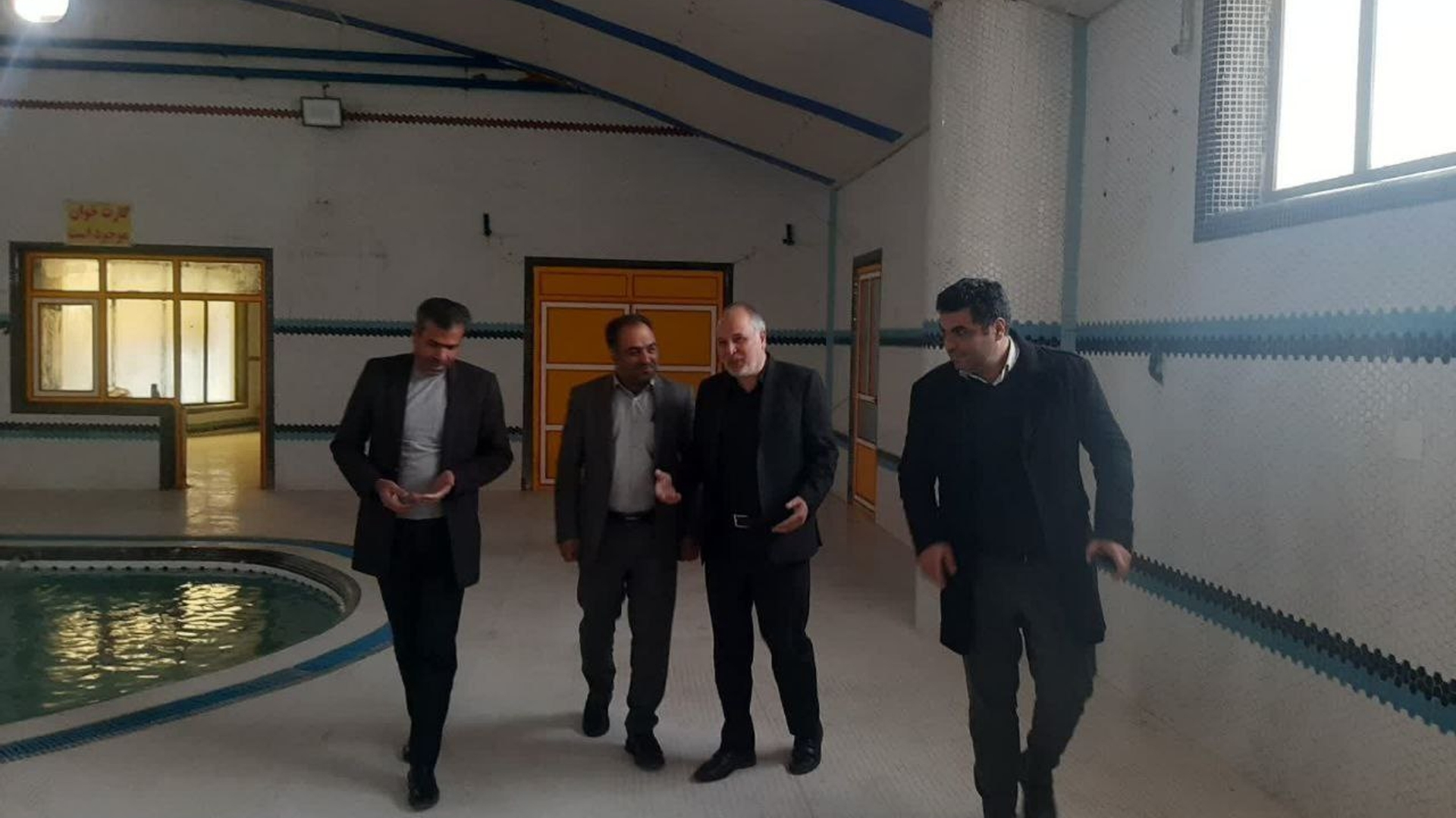 بررسی میدانی مجموعه استخر فتح‌المبین