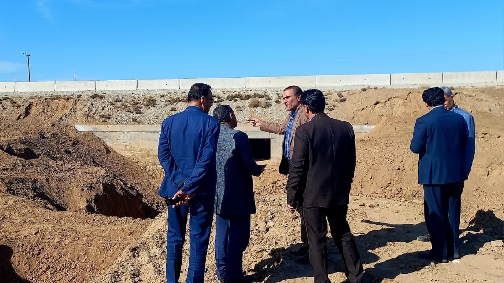 بازدید از زیر گذر دستجرد.