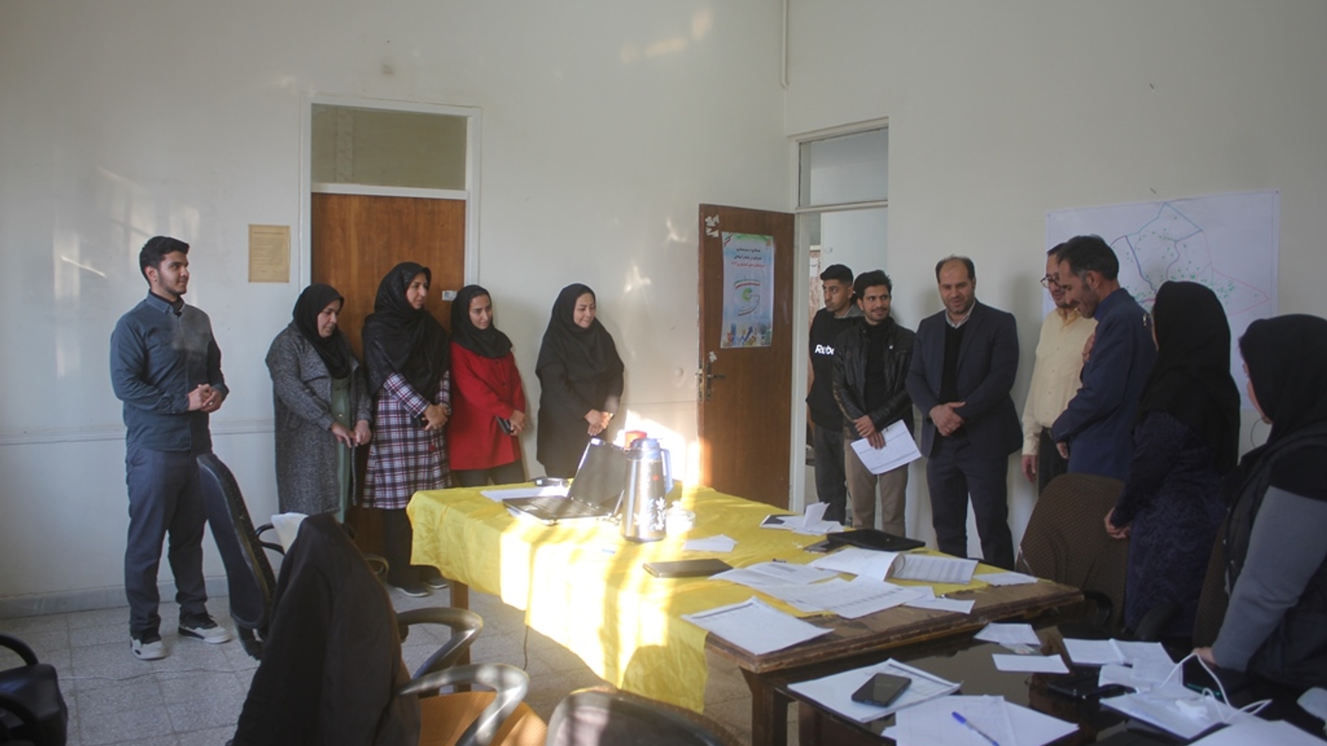 سرپرست فرمانداری و نماینده مردم خمین در مجلس از ستاد سرشماری عمومی کشاورزی شهرستان بازدید کردند