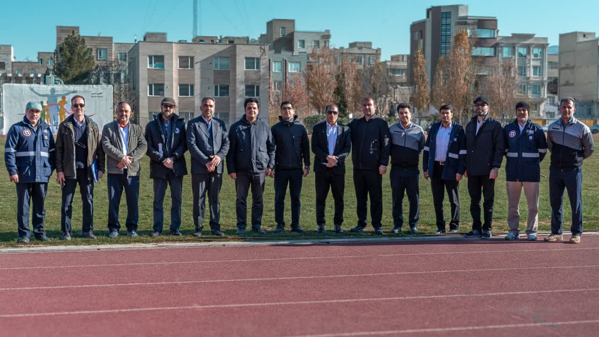 برگزاری آزمون عملی آتش نشانان و رانندگان خودروهای آتش نشانی