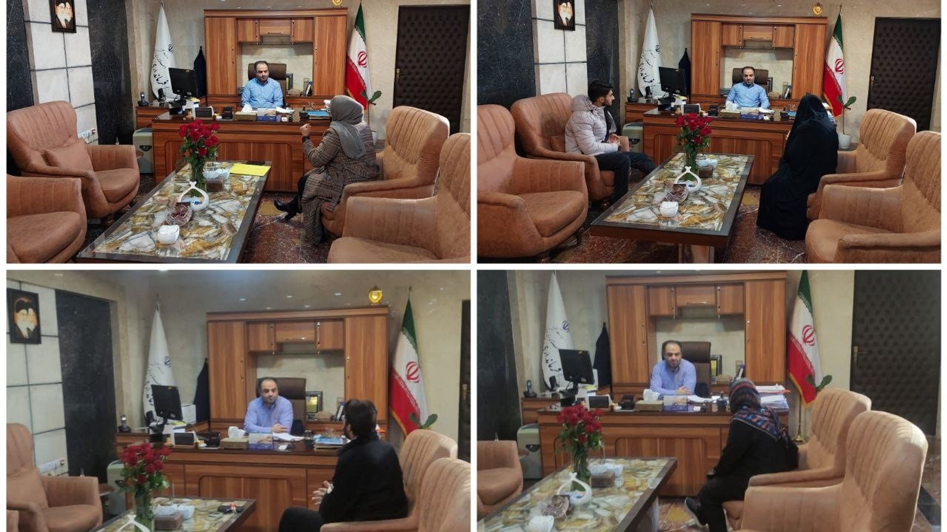 دیدار چهره به چهره  مردم شریف شهرستان محلات با فرماندار شهرستان محلات