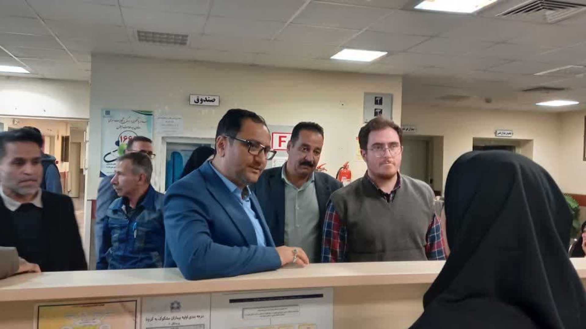 بازدید سرزده فرماندار از بیمارستان مهر خنداب