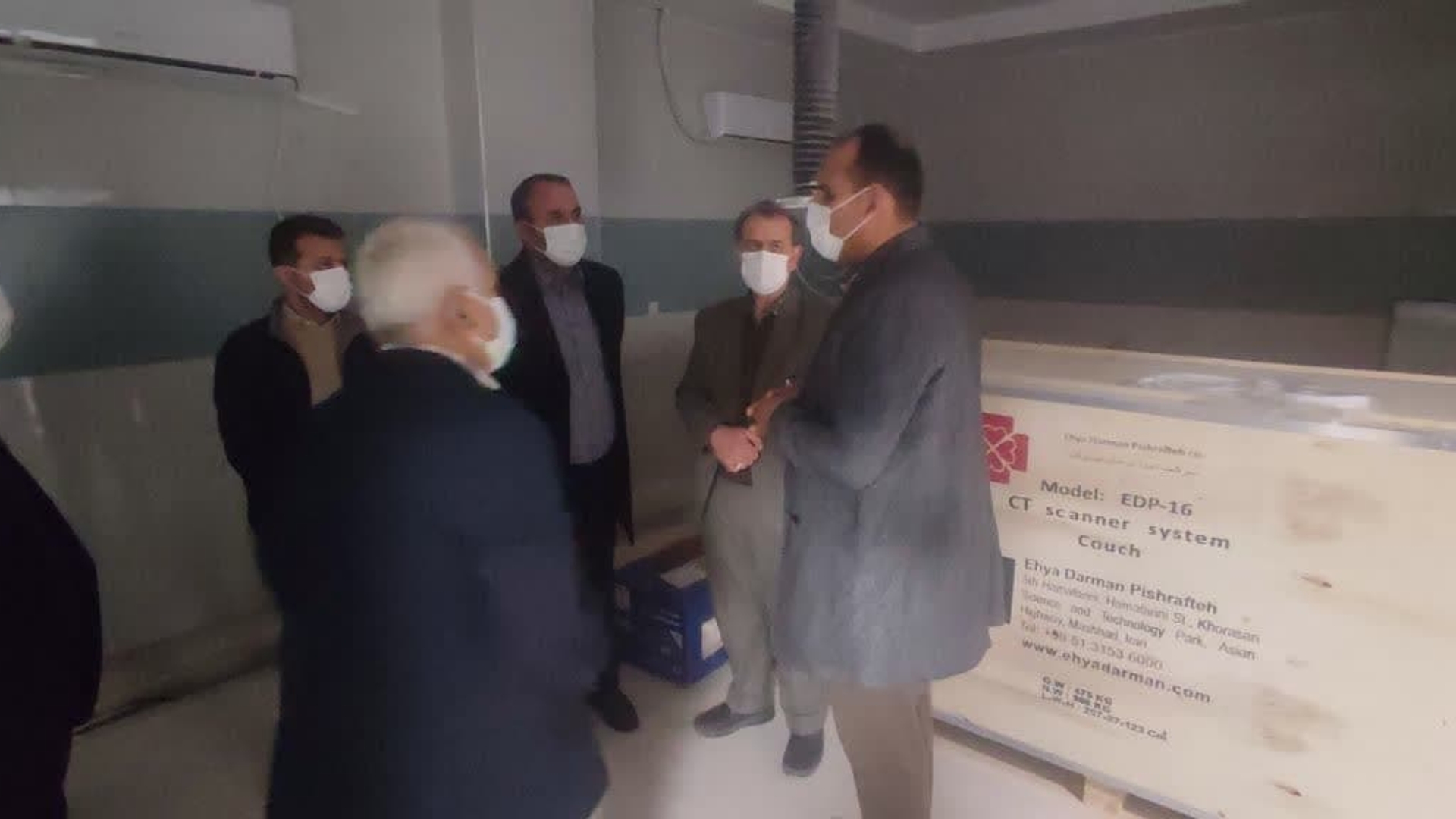 بازدید شبانه فرماندار از بیمارستان امام رضا (ع)