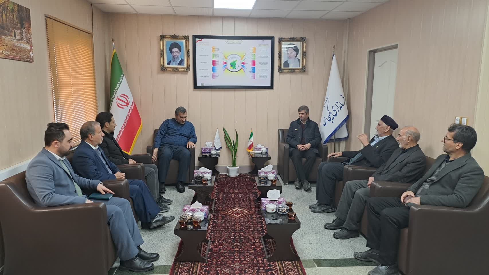 دیدار تعدادی از بزرگان و معتمدین شهر کمیجان