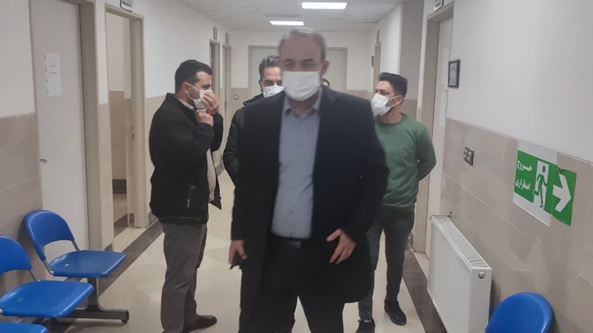 بازدید شبانه فرماندار از مرکز بهداشت و سلامت پرندک