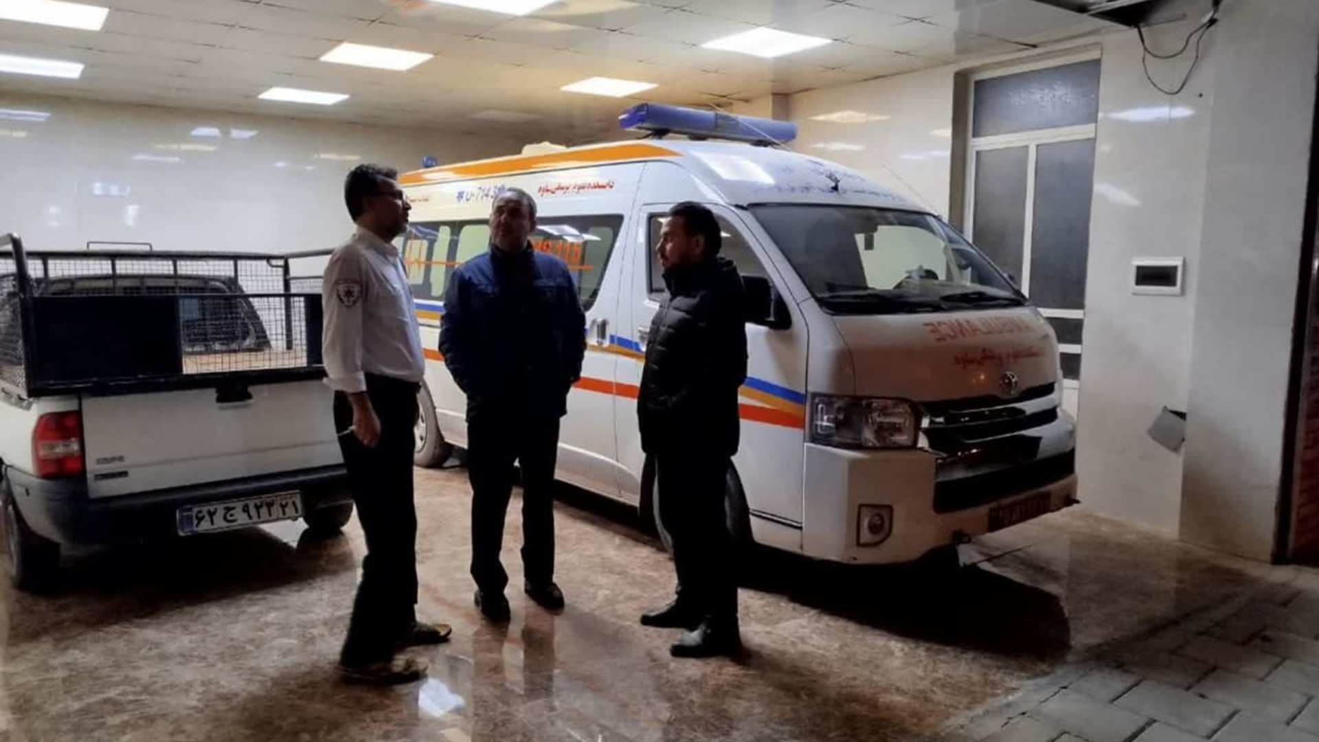 بازدید فرماندار از مرکز اورژانس 115 خشکرود