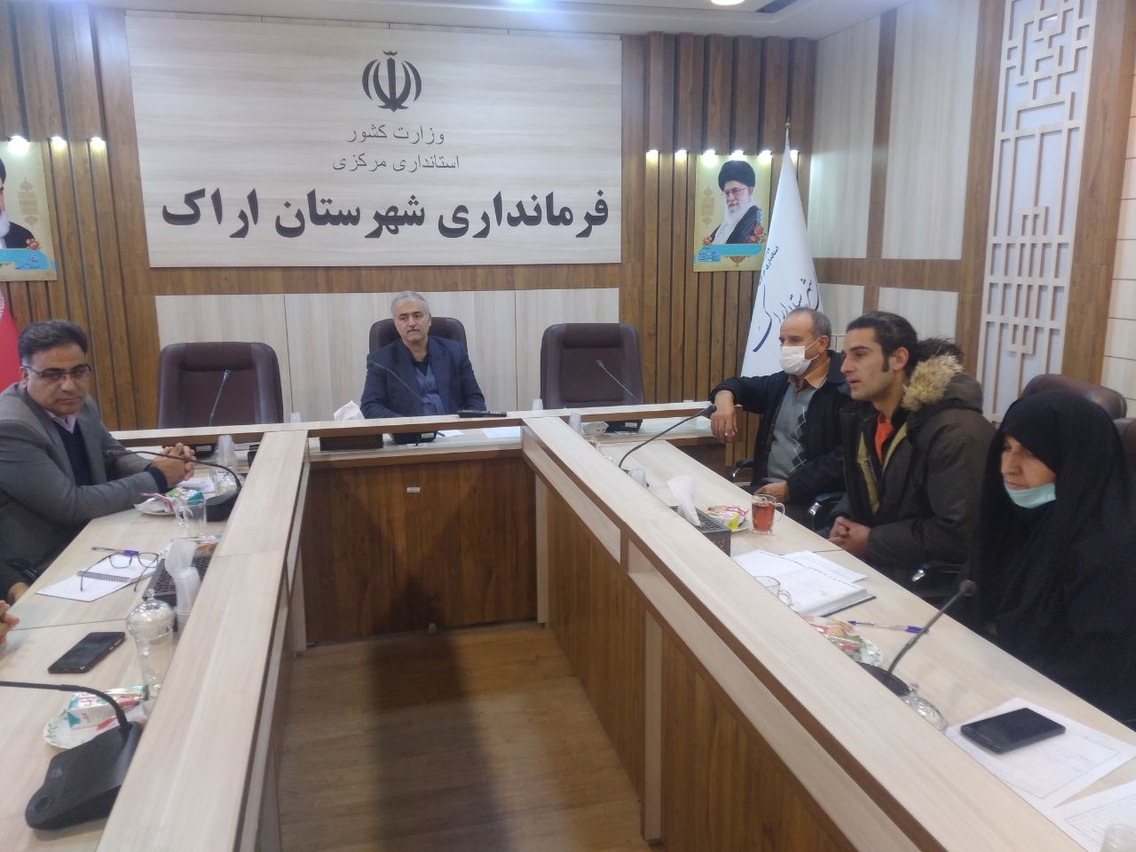 برگزاری ملاقات حضوری فرماندار شهرستان اراک با شهروندان محترم