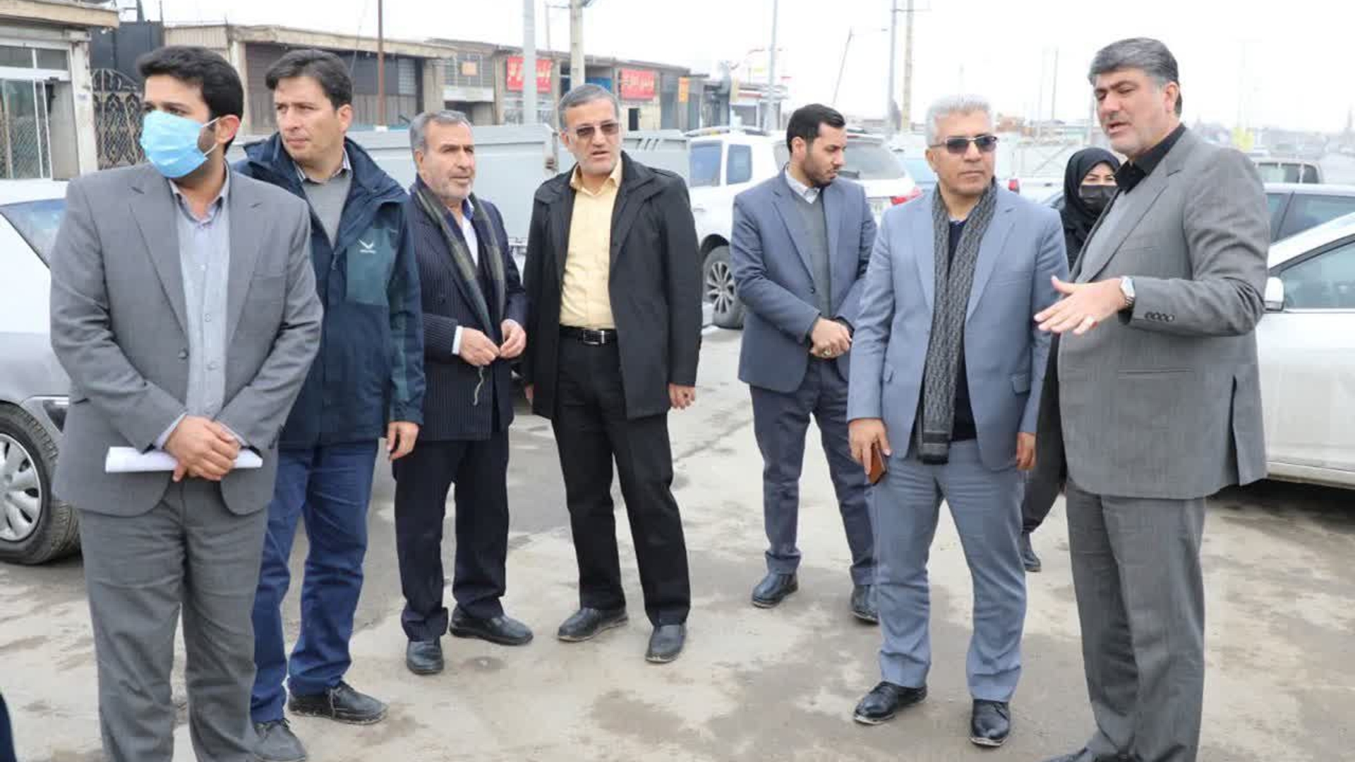 بازدید میدانی از پروژه تقاطع غیرهمسطح جاده فراهان