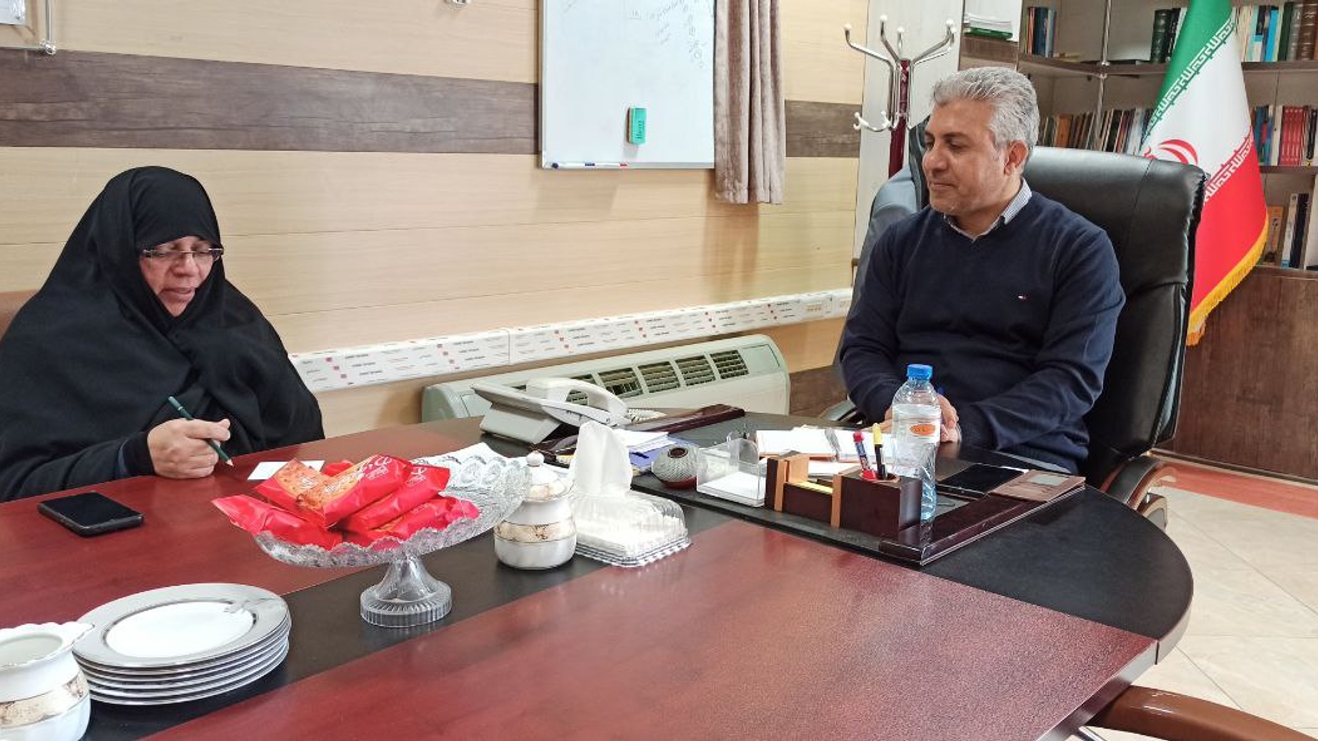 دیدار مدیر کل امور بانوان و خانواده با سرپرست معاونت هماهنگی امور عمرانی