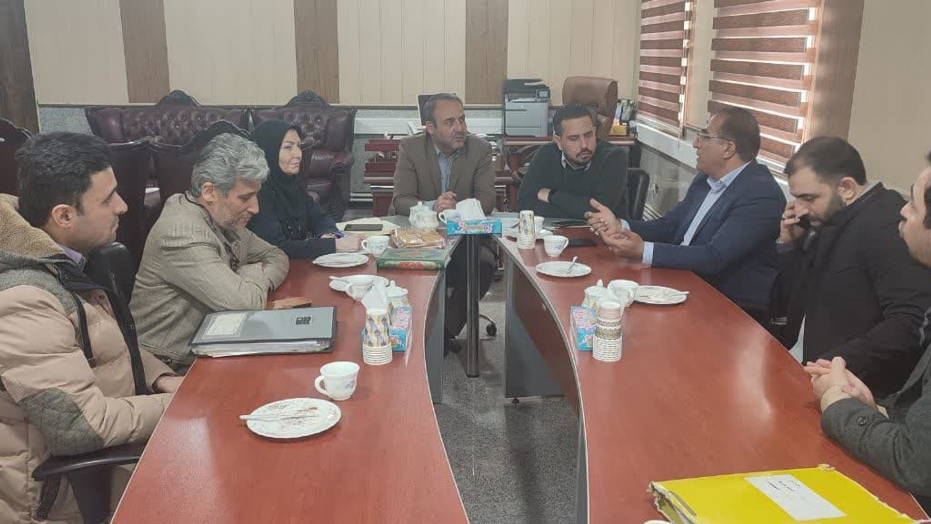 جلسه رفع مشکلات محله ابراهیم آباد