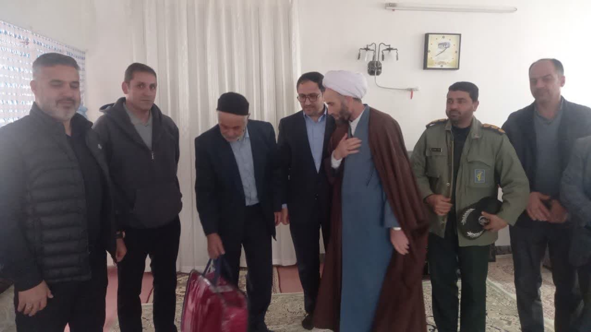 دیدار با خانواده شهید بمناسبت ولادت امیرالمومنین علی(ع) و روز پدر