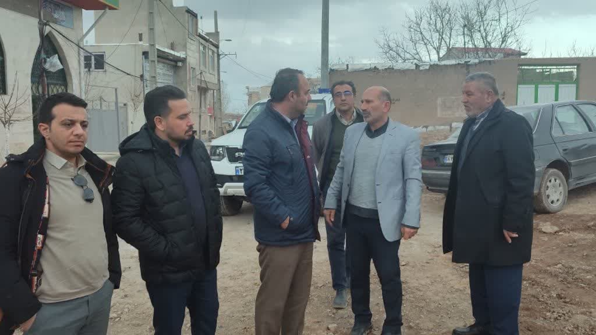 بازدید فرماندار از اصلاح شبکه آبرسانی روستای مصرقان