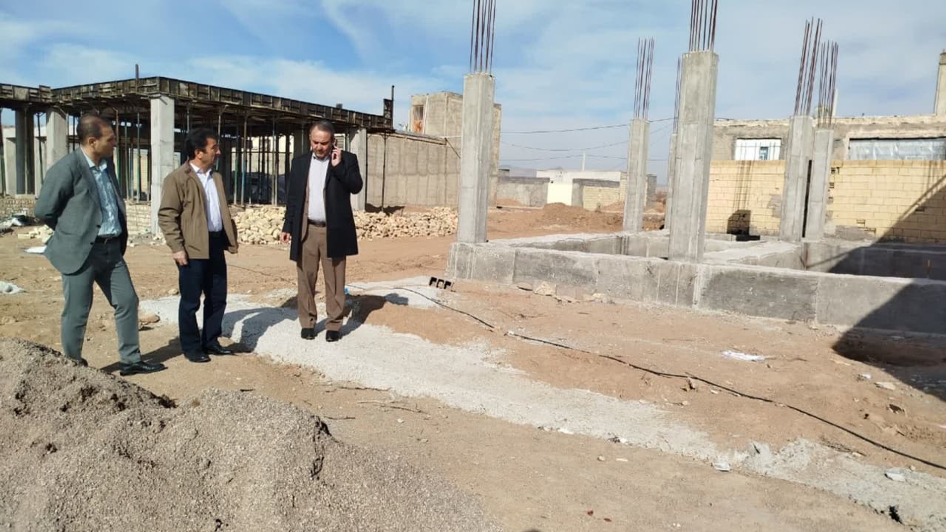 بازدید از وضعیت ساخت و ساز مسکن مهر شهر زاویه