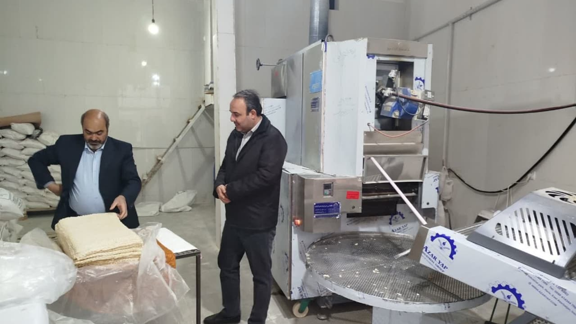 بازدید از نانوایی روستای بیدلو