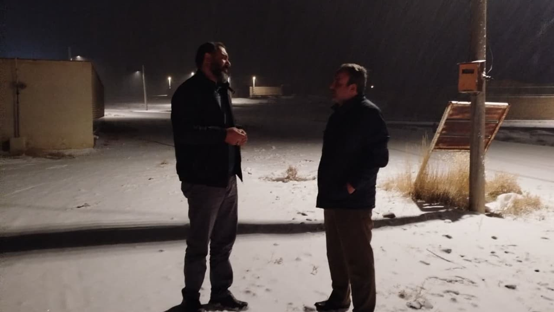 بازدید فرماندار از محور های مواصلاتی بخش خرقان روستای امیر آباد