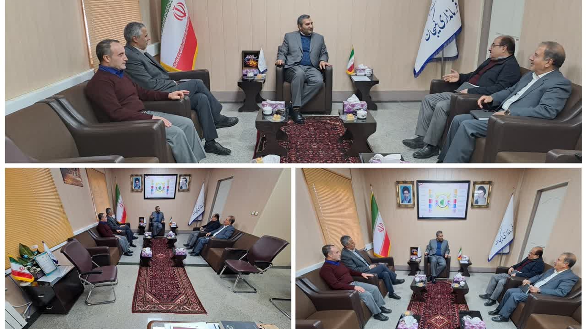 دیدار مسئول پیگیری امور شهرستان ها در حوزه انتخابیه اراک ، کمیجان و خنداب  با سرپرست فرمانداری شهرستان کمیجان