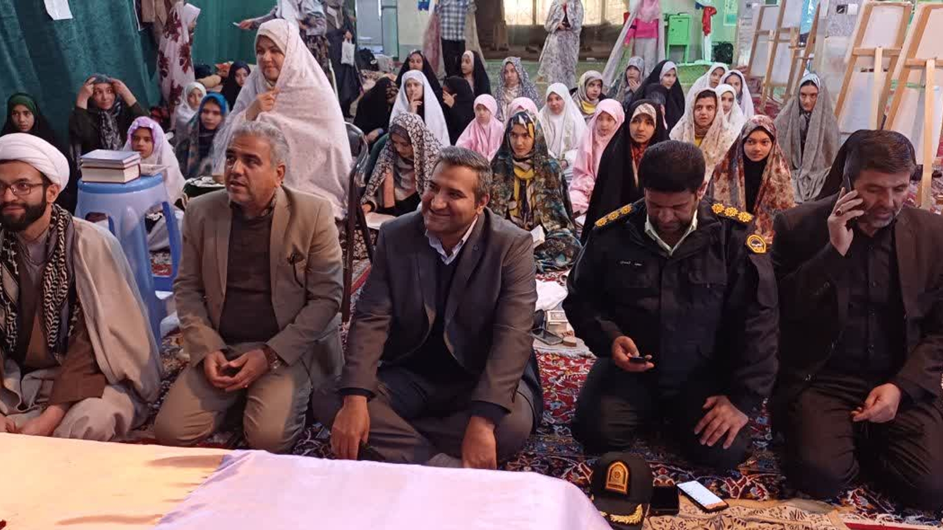 حضور  در جشن ولادت حضرت علی (ع) و روز پدر در مسجد موسی بن جعفر (ع) کمیجان