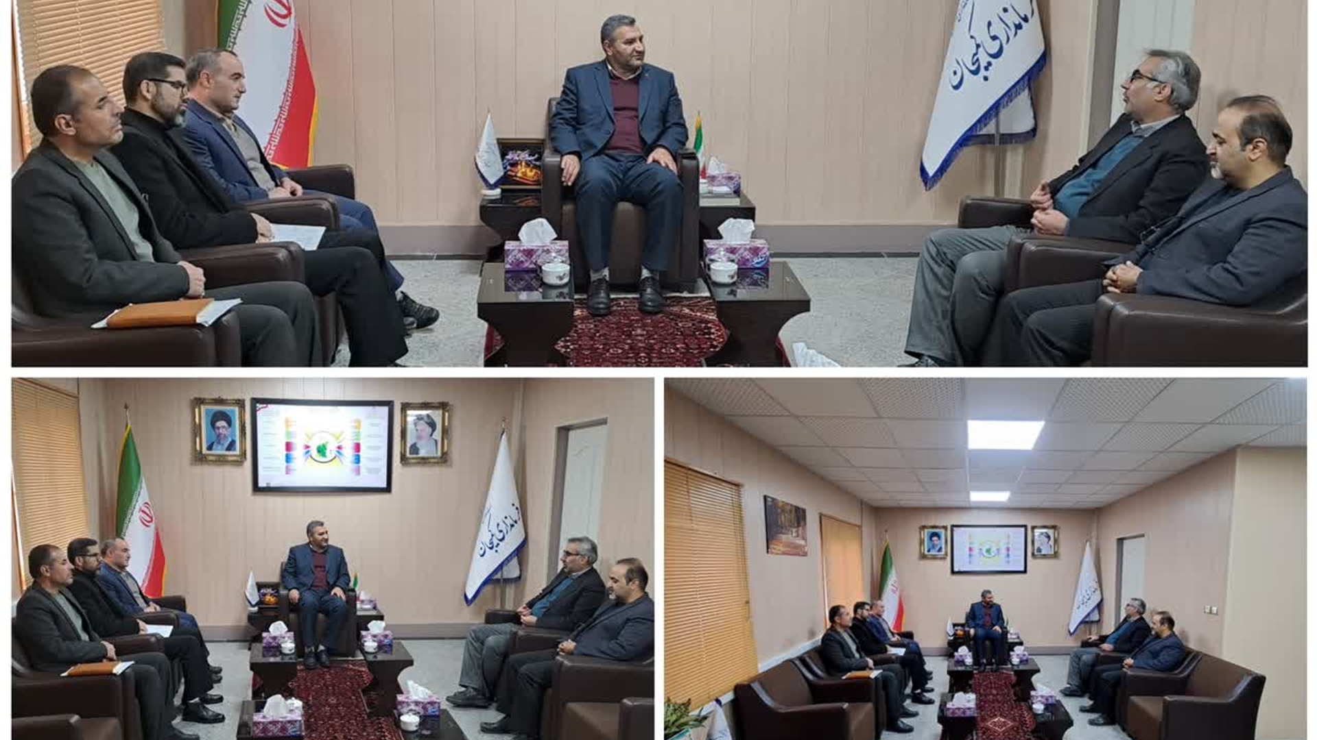 دیدار  مدیرکل هواشناسی استان با دکتر مددی سرپرست فرمانداری شهرستان کمیجان