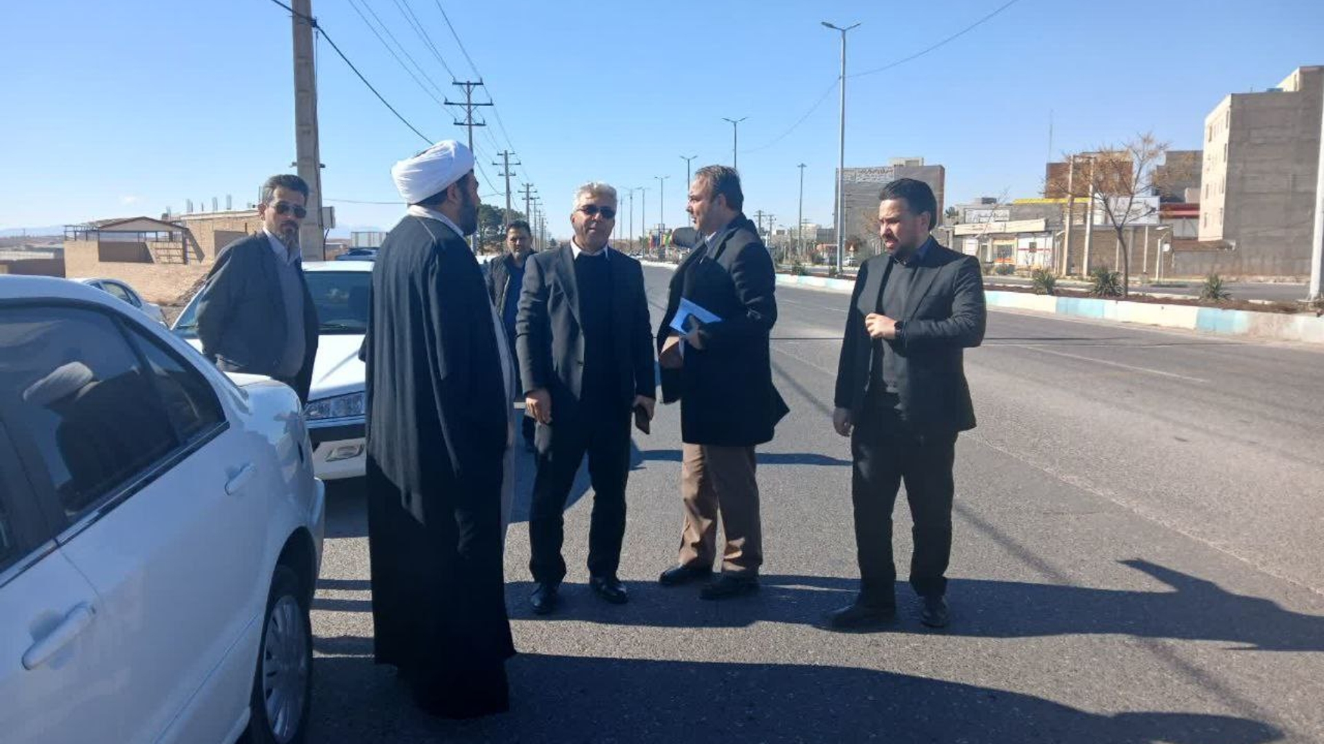 بازدید از جاده اتوبان مامونیه به زاویه شهرستان زرندیه