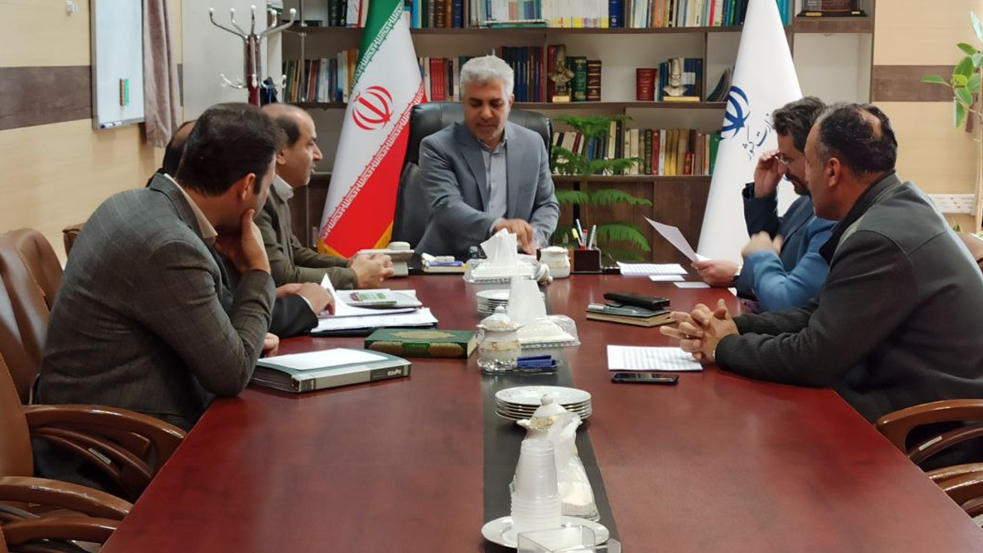 دیدار مدیرکل بنیاد شهید با سرپرست معاونت هماهنگی امور عمرانی