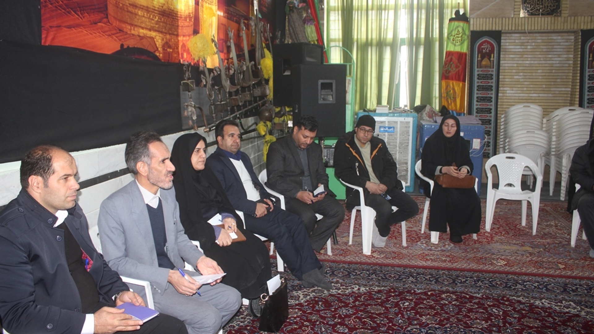 نشست بررسی مسائل و مشکلات روستای جوباده شهرستان خمین برگزار شد