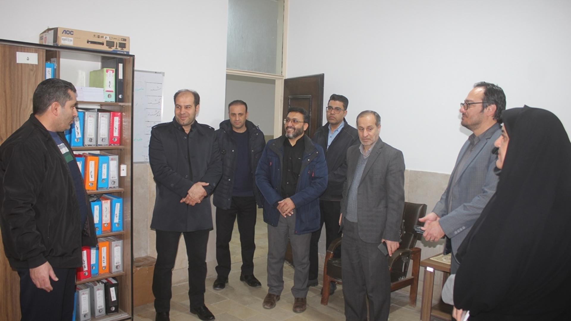 سرپرست فرمانداری شهرستان از بخشداری مرکزی خمین بازدید کرد