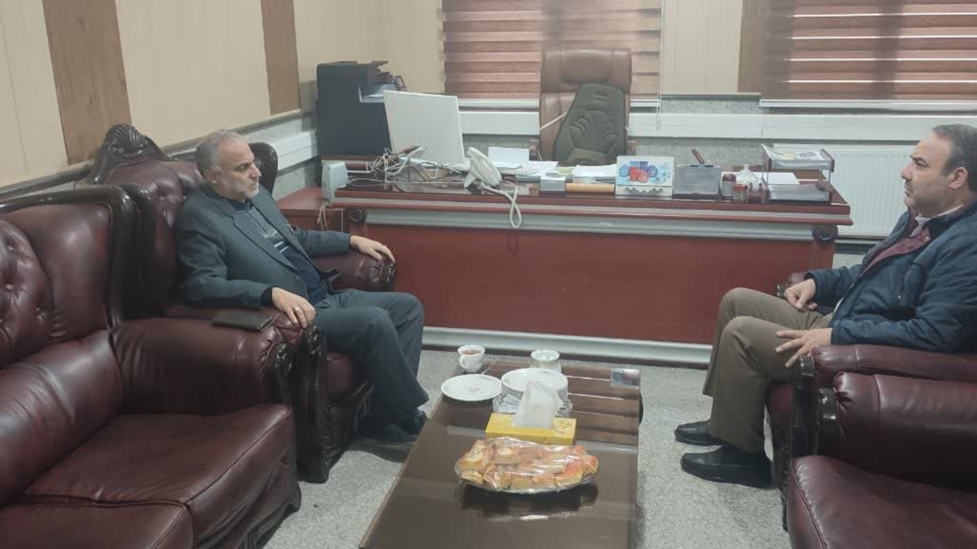 دیدار مدیرکل محترم حراست با فرماندار