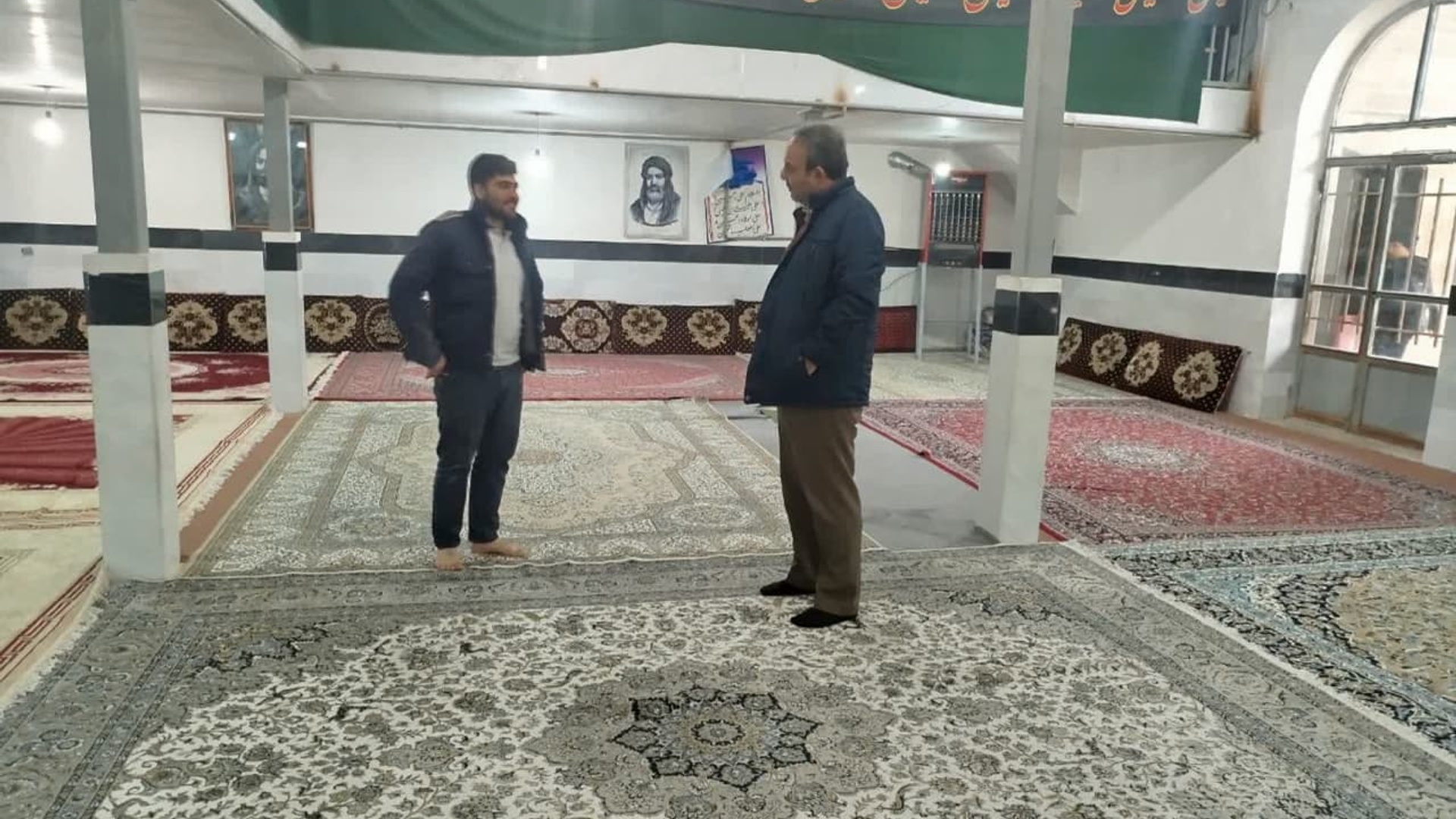 بازدید از مسجد و مدرسه روستای چناقچی سفلی بخش خرقان