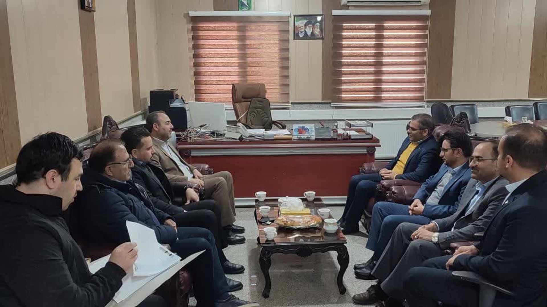 دیدار مدیر کل پست با فرماندار   در خصوص عملیاتی کردن "پروژه پلاک هوشمند GNAF"