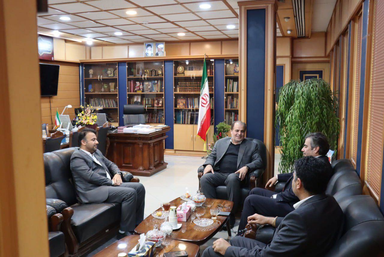 دیدار مدیر عامل شهر صنعتی کاوه با معاون استاندار و فرماندار ویژه‌ شهرستان ساوه