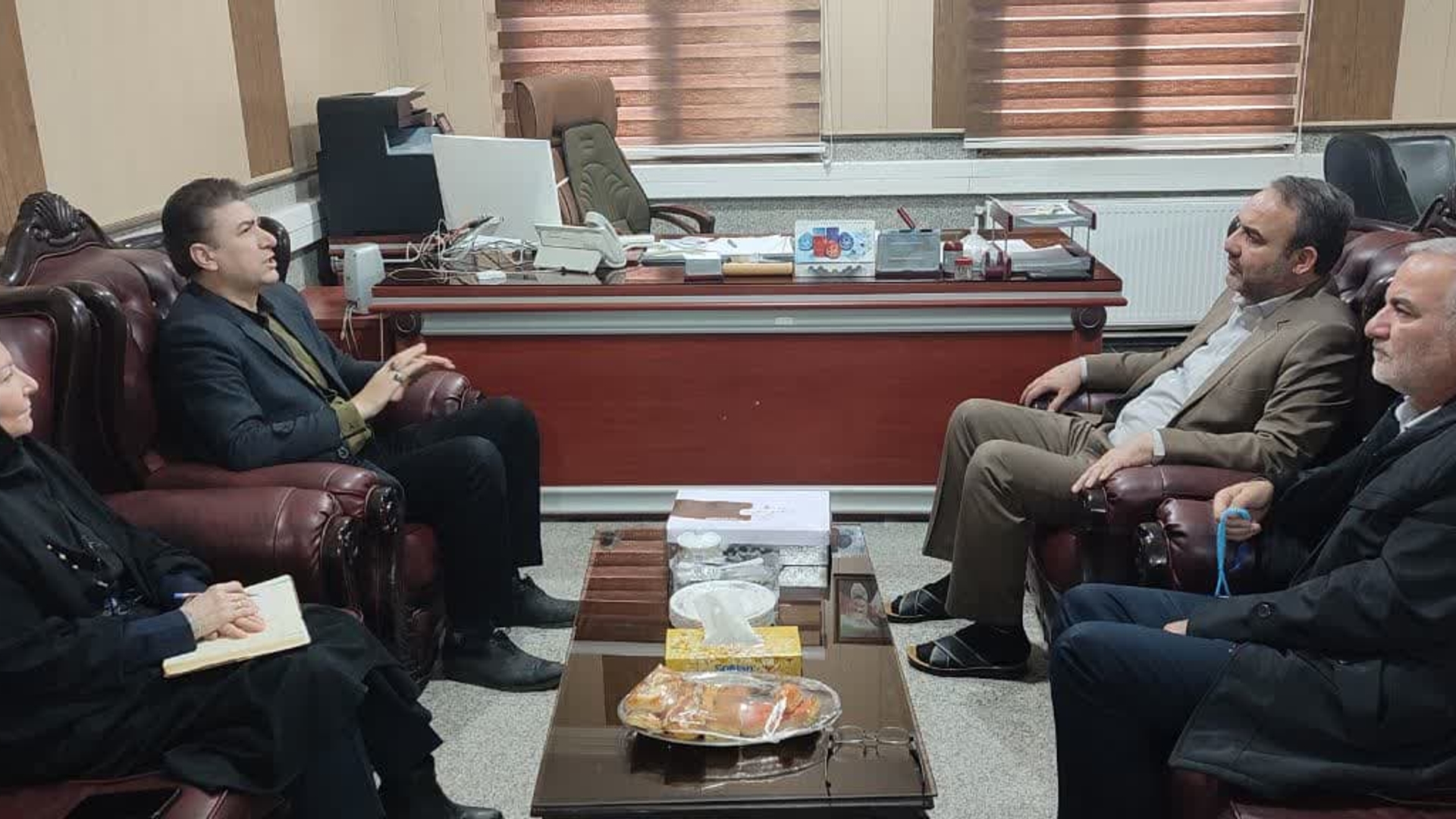 دیدار آقای نظامی مدیرکل امور عشایری استان مرکزی با فرماندار