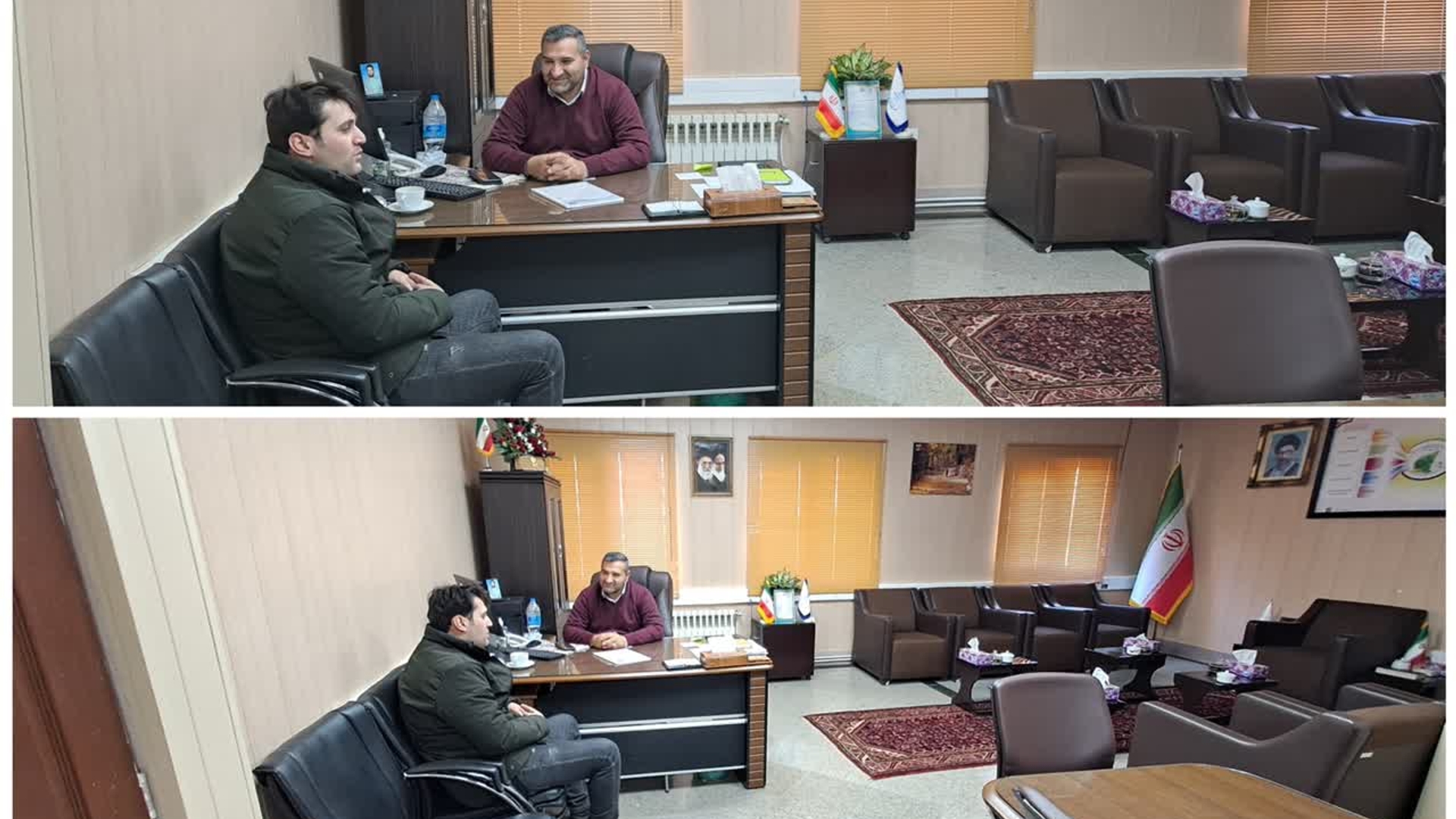 دیداررئیس فنی و حرفه ای شهرستان با سرپرست فرمانداری شهرستان کمیجان