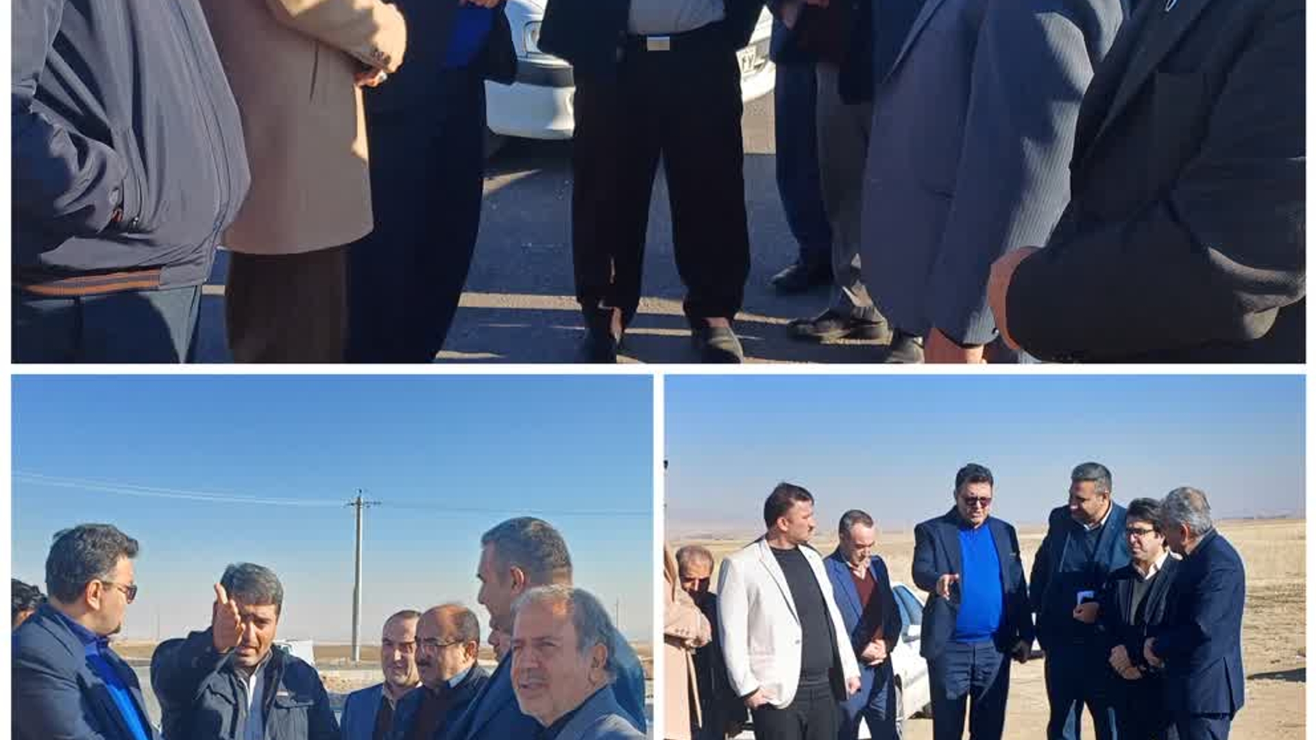 بازدید دکتر جمالیان نماینده مردم اراک ، کمیجان و خنداب در مجلس شورای اسلامی  از محور مواصلاتی کمیجان به قهاوند