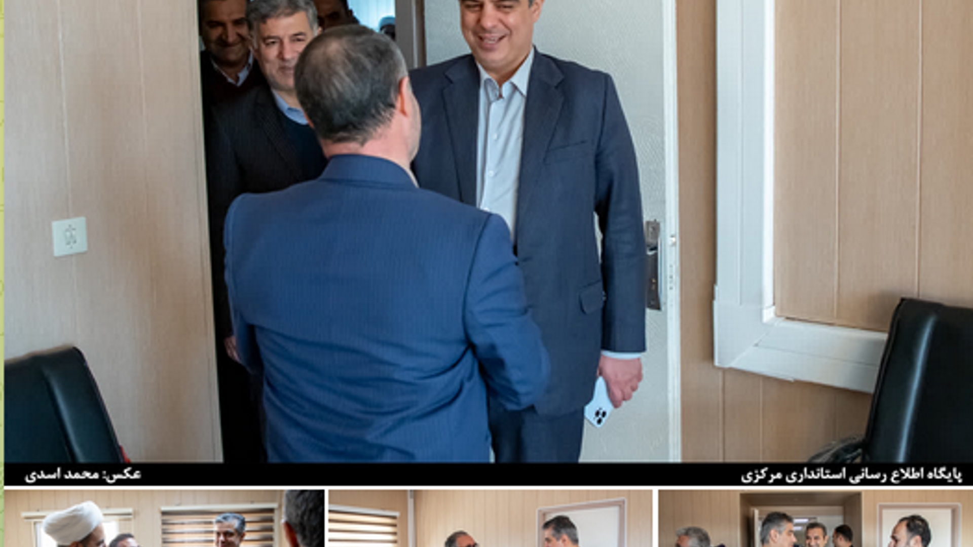 🔻سرکشی و دیدار استاندار مرکزی با همکاران فرمانداری کمیجان