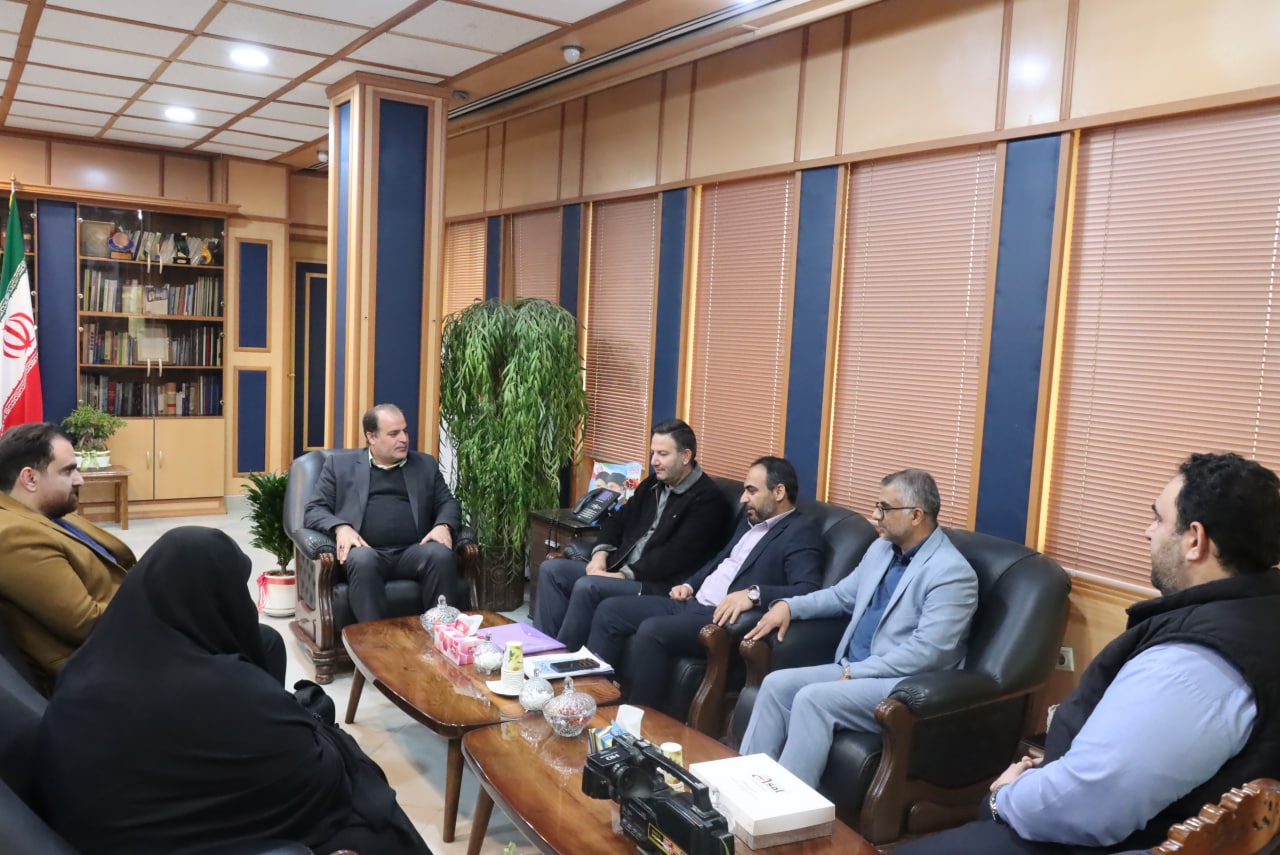 دیدار برخی از مسئولین سپاه و بسیج  (اصحاب رسانه بسیج) با فرماندار ویژه ساوه