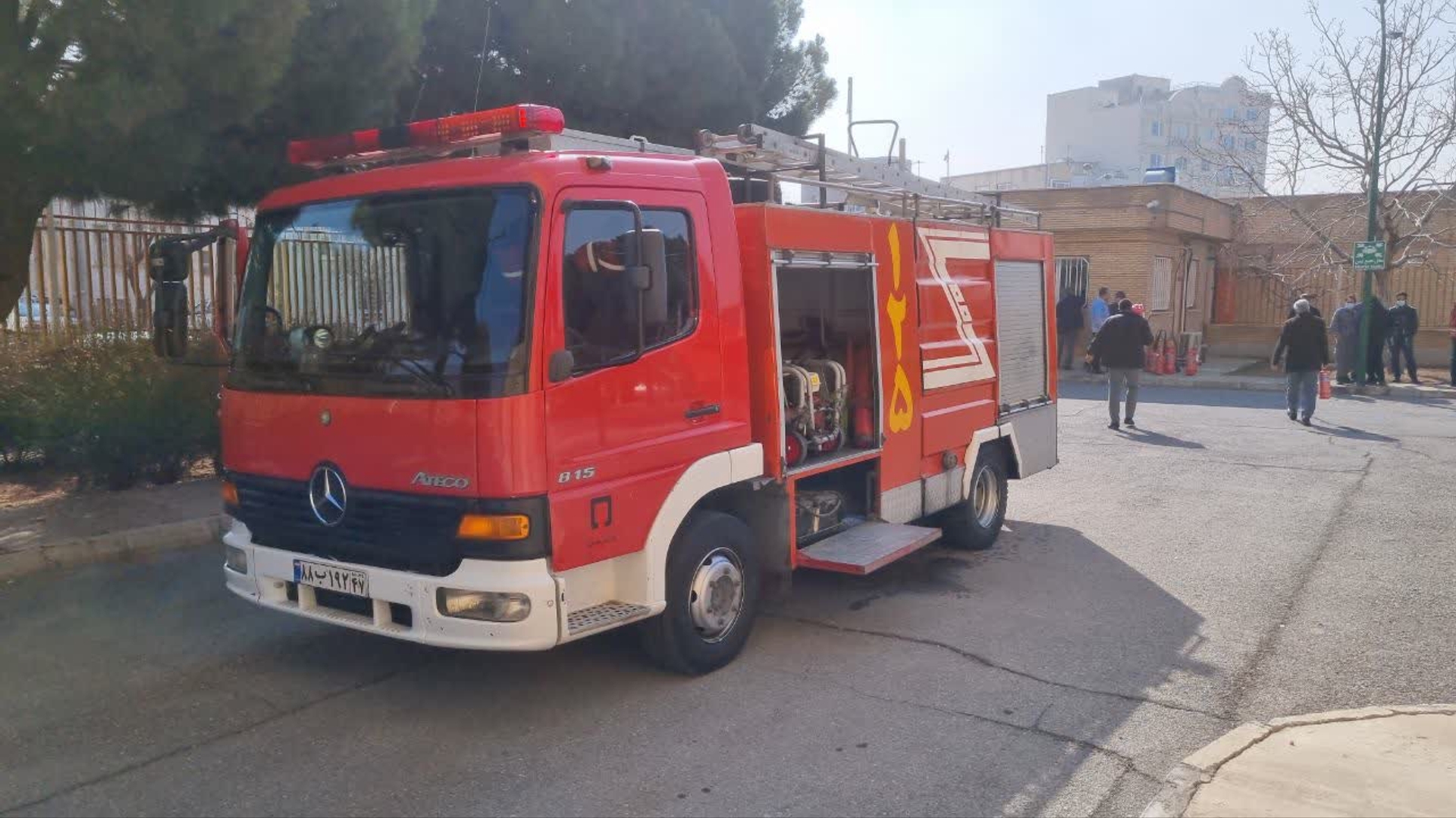 برگزاری رزمایش واکنش سریع در مقابله  با حوادث در اداره کل زیرساخت با هماهنگی و حضور کارشناسان اداره کل پدافند غیرعامل