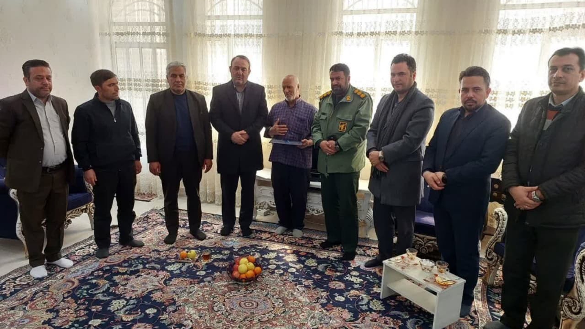 دیداربا جانباز سرافراز جناب آقای محمدتقی خدادادی