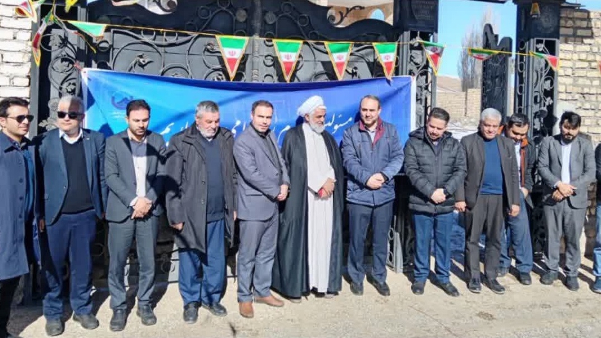 افتتاح پروژه آبرسانی به روستای لار به همت خیرین و اداره آب و فاضلاب شهرستان زرندیه