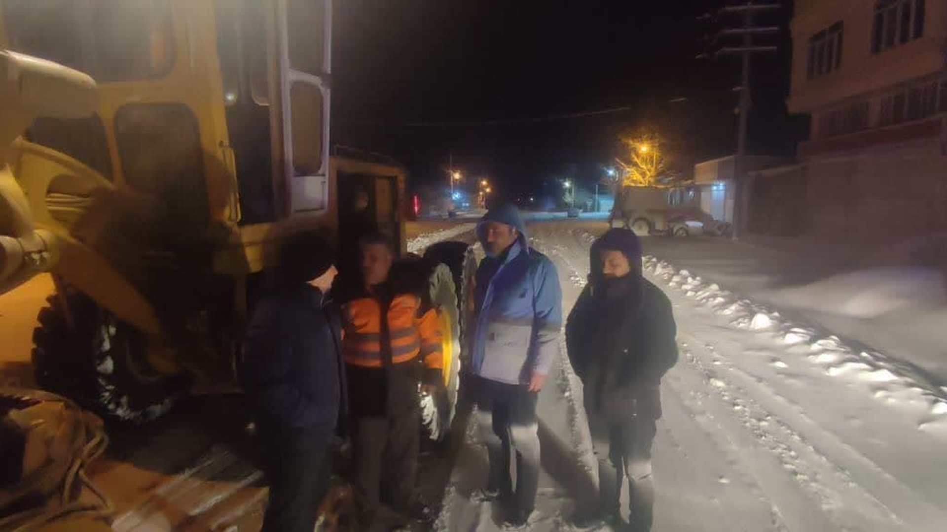 بازدید از وضعیت راه‌های بخش خرقان