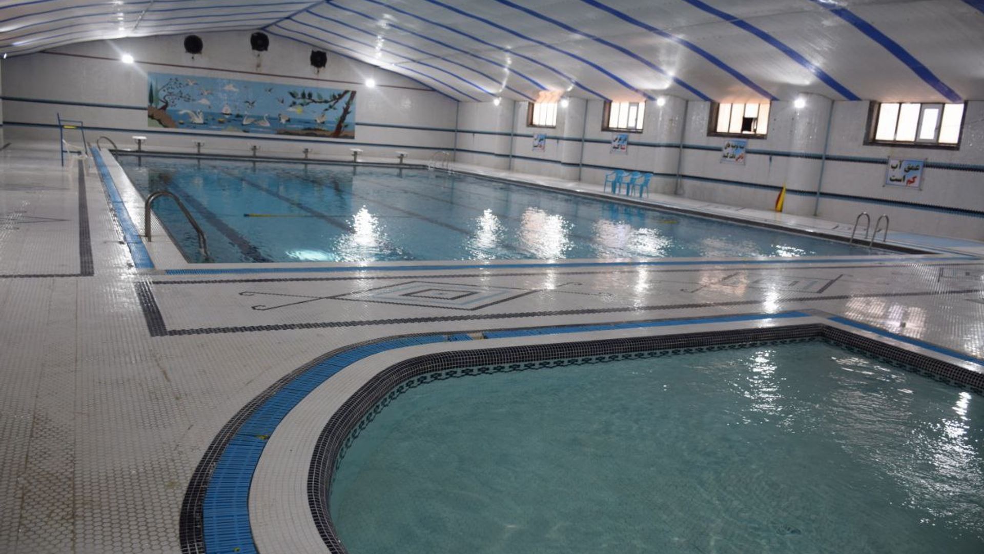 بازسازی و بازگشایی مجدد استخر  شهر محلات پس از پنج سال تعطیلی