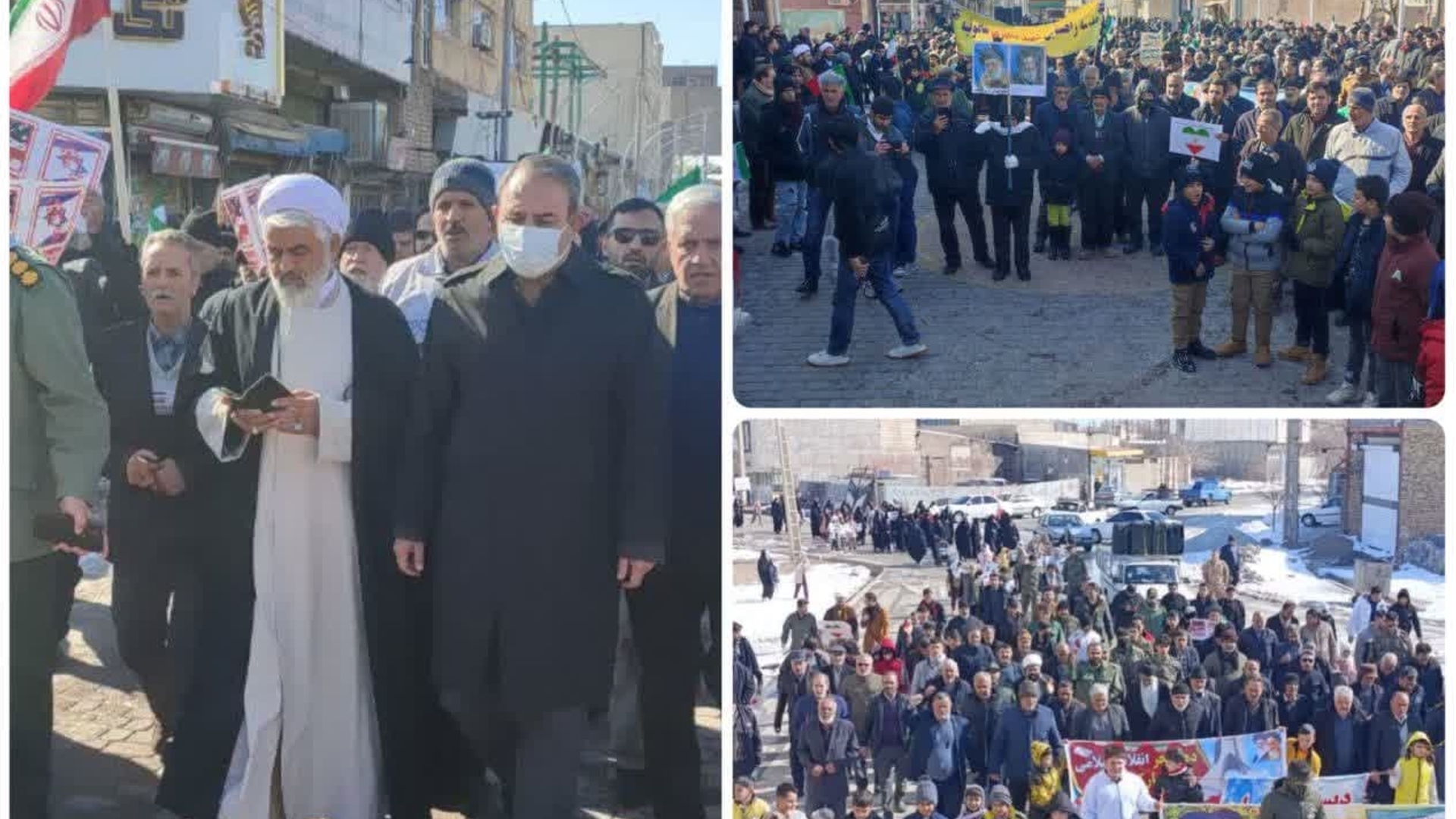 گزارش تصویری از برگزاری با شکوه مراسم راهپیمایی ۲۲ بهمن شهرستان با حضور آحاد مردم شریف شهرستان زرندیه