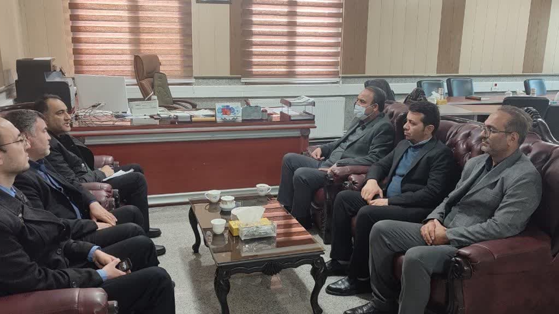 دیدار آقای دکتر نورالهی سرپرست شبکه بهداشت با فرماندار