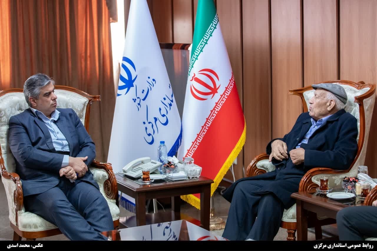 دیدار پروفسور قوام‌زاده با استاندار مرکزی