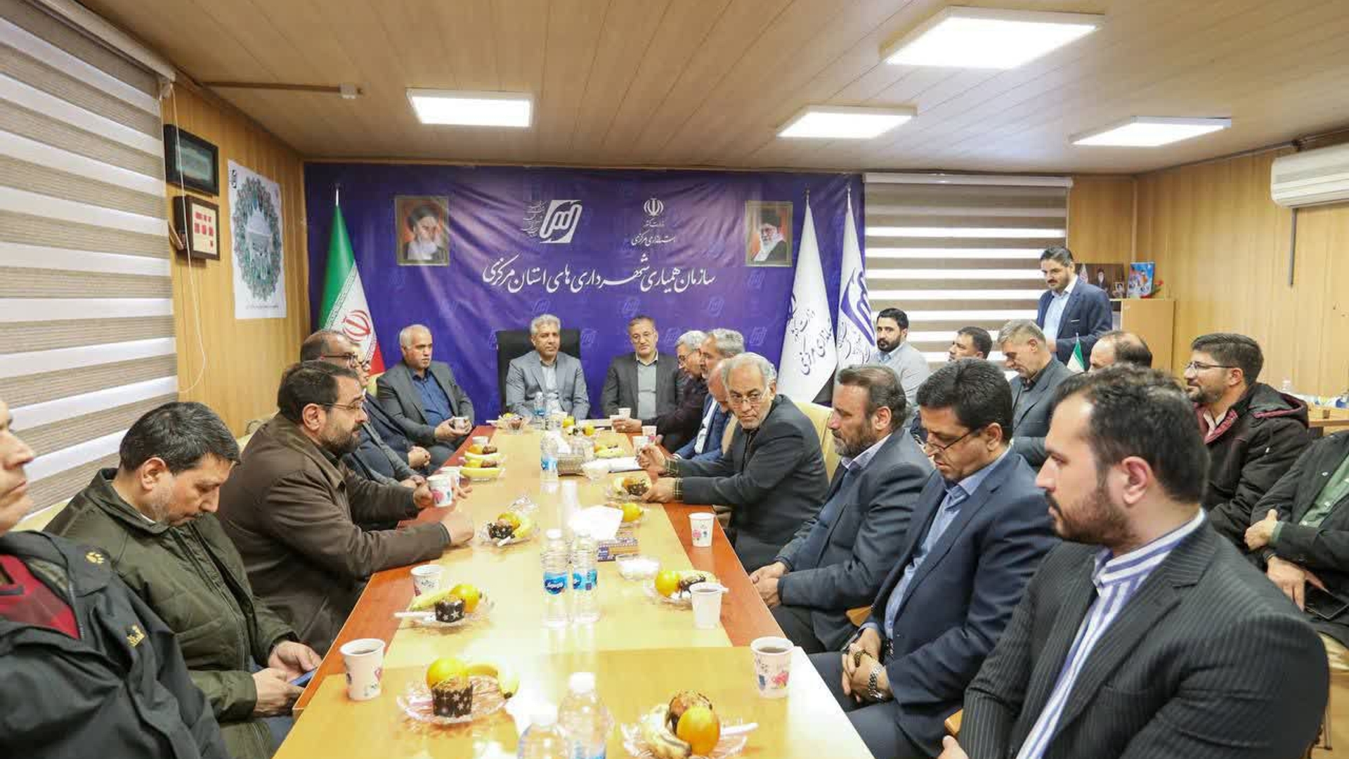 مراسم تودیع و معارفه مدیرعامل سازمان همیاری شهرداری های استان برگزار شد.