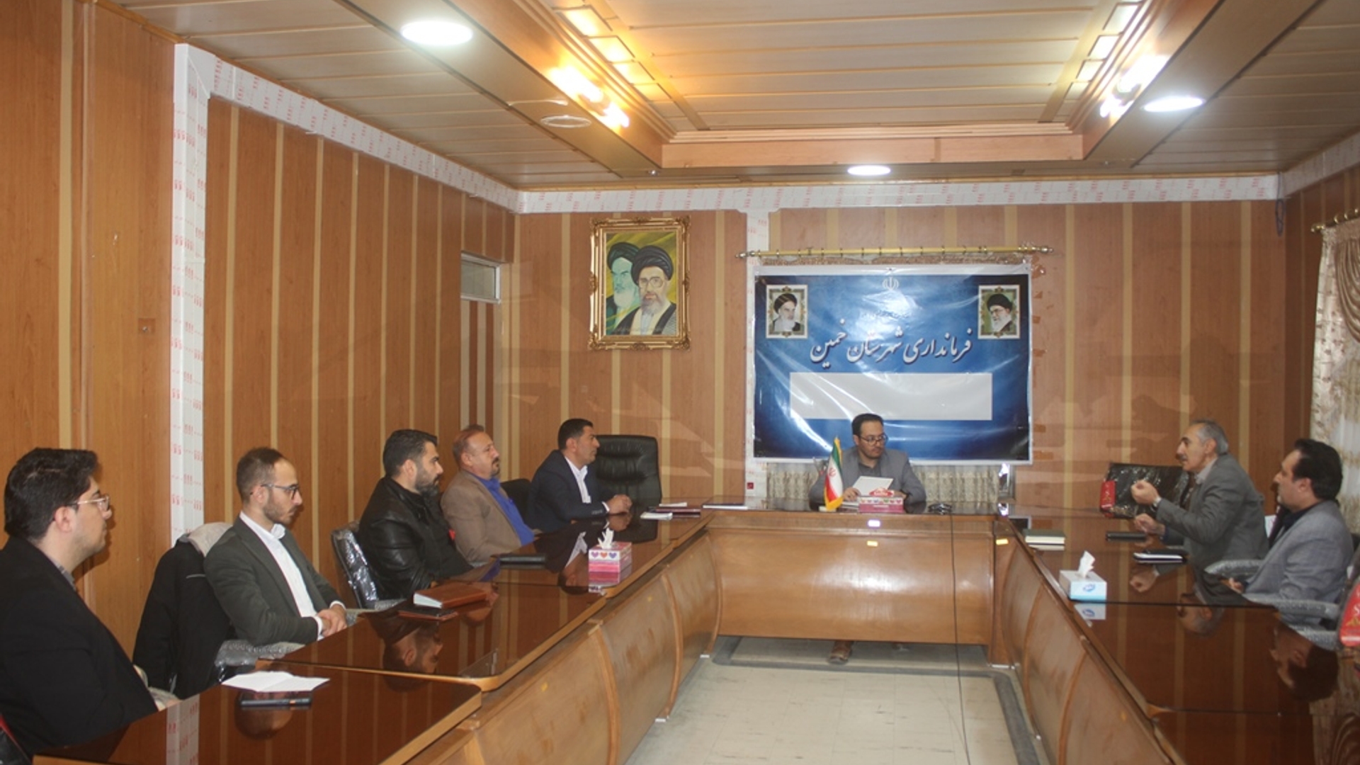 جلسه هماهنگی گرامیداشت هفته منابع طبیعی شهرستان خمین برگزار شد