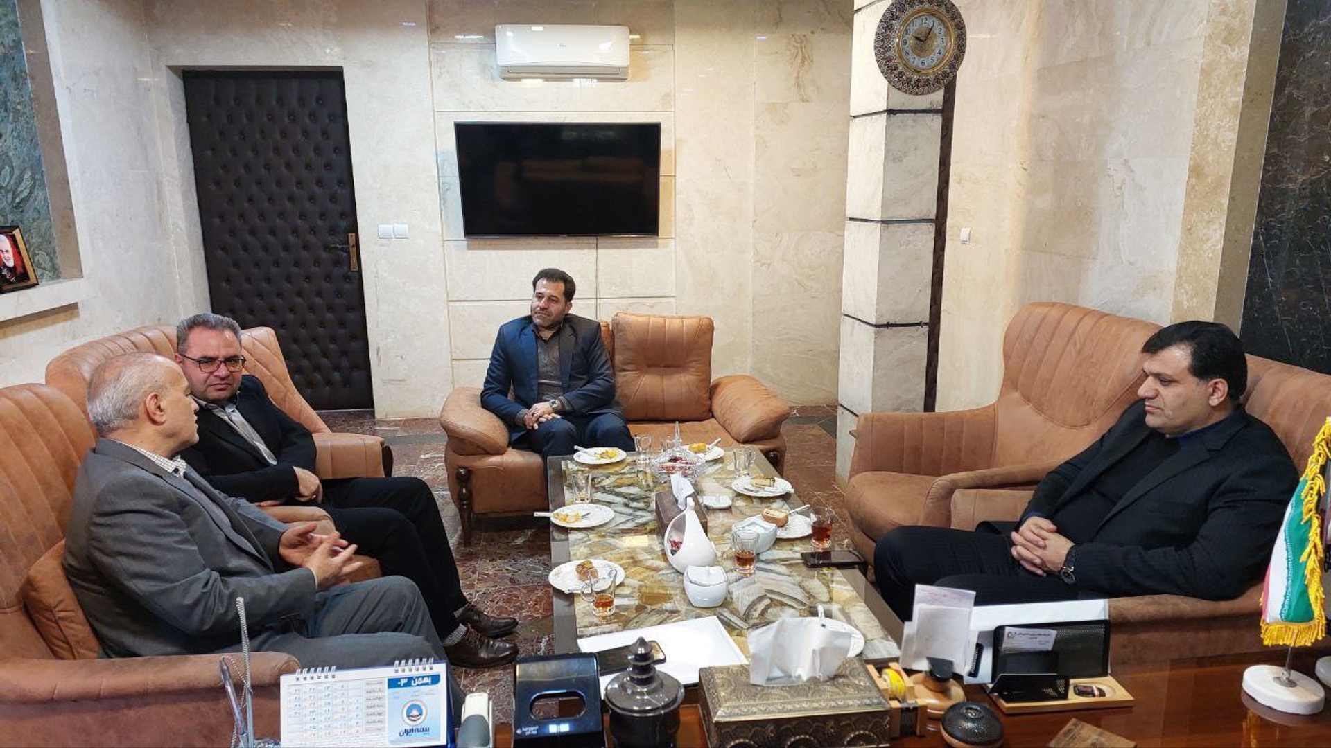 دیدار سرپرست اداره کل بیمه سلامت استان  مرکزی با سرپرست فرمانداری شهرستان محلات